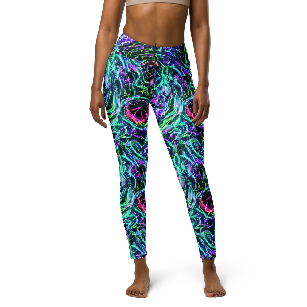 Chalmers Vortex on Yoga Leggings — Front