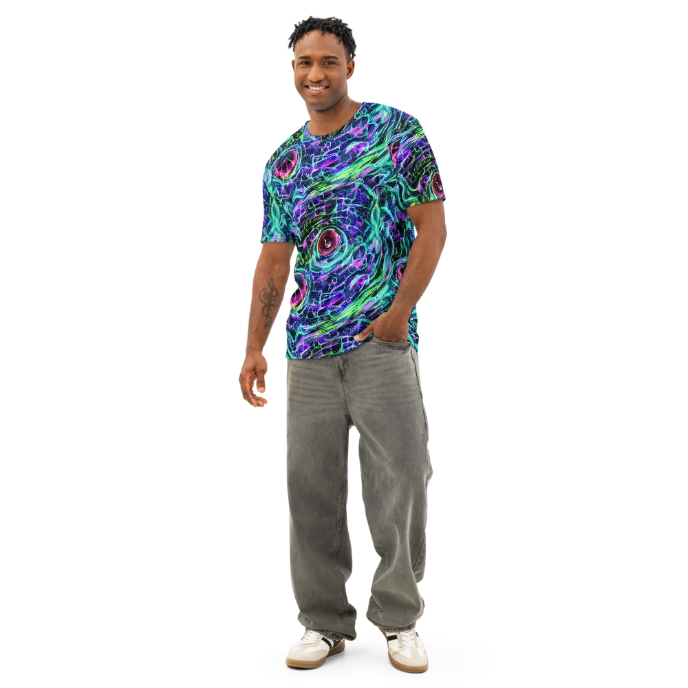 Chalmers Vortex on Men's Cotton Crew Neck T-Shirt — Front