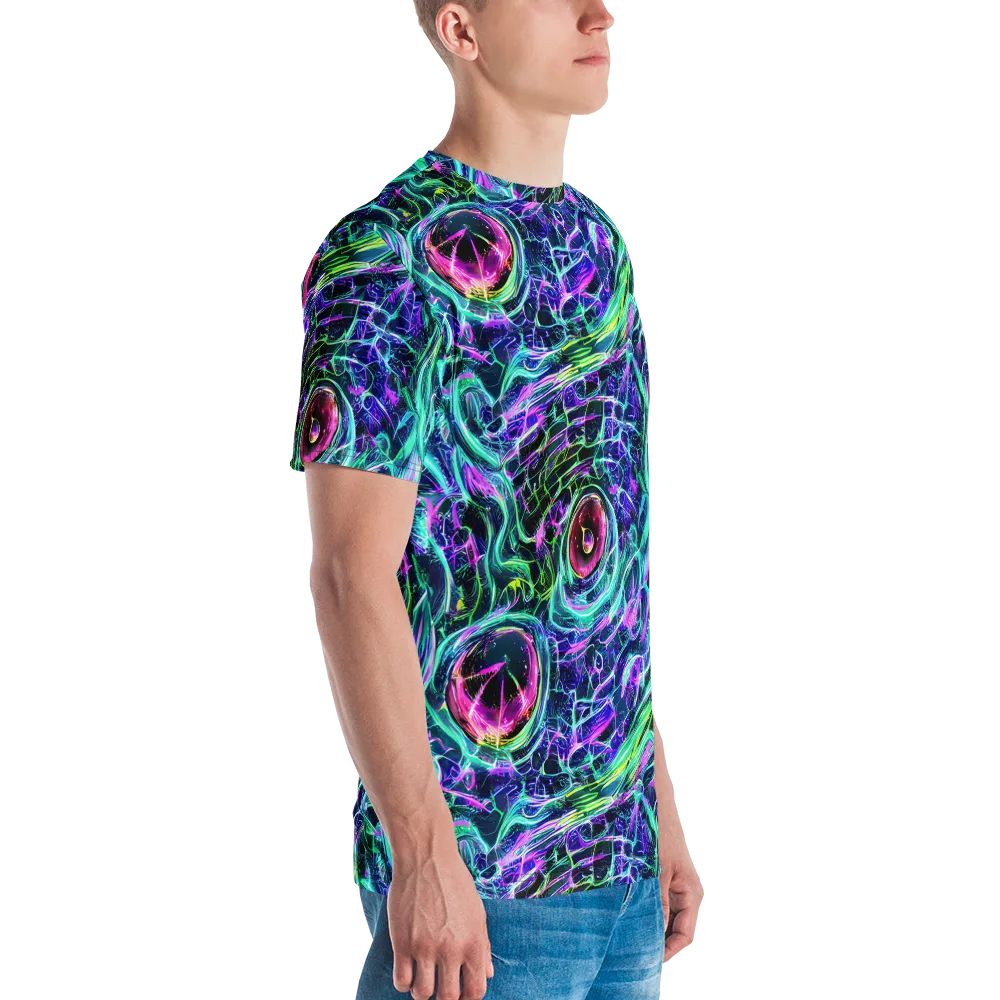 Chalmers Vortex on Men's Crew Neck T-Shirt — Right