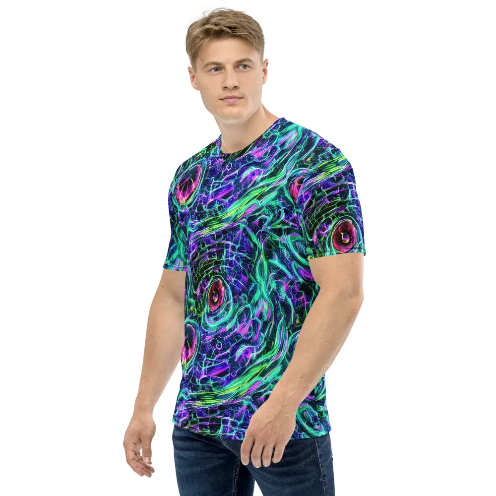 Chalmers Vortex on Men's Crew Neck T-Shirt — Left