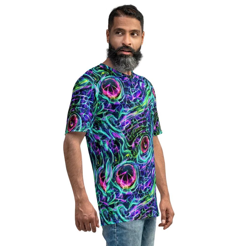 Chalmers Vortex on Men's Crew Neck T-Shirt — Right