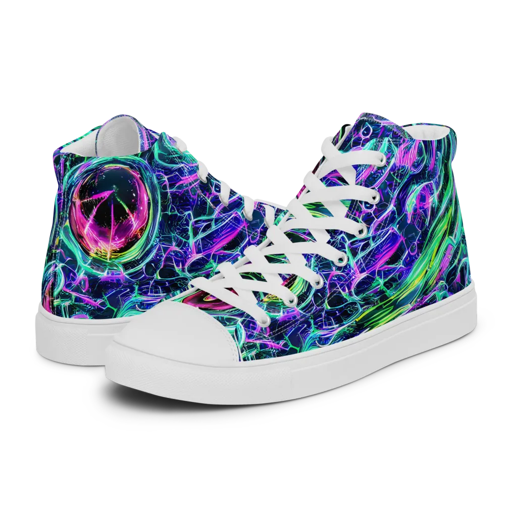 Chalmers Vortex on Men's High Top Canvas Shoes — Left