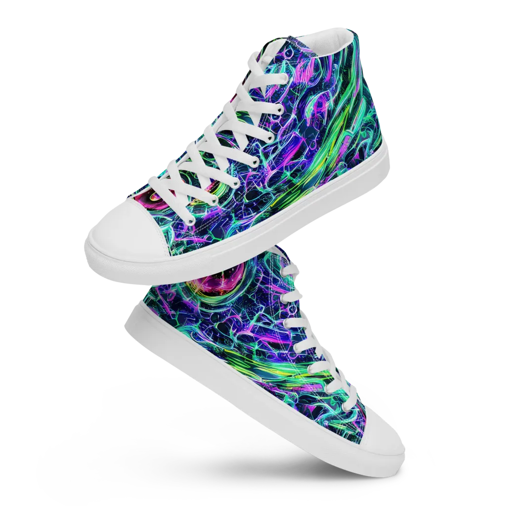 Chalmers Vortex on Men's High Top Canvas Shoes — Front