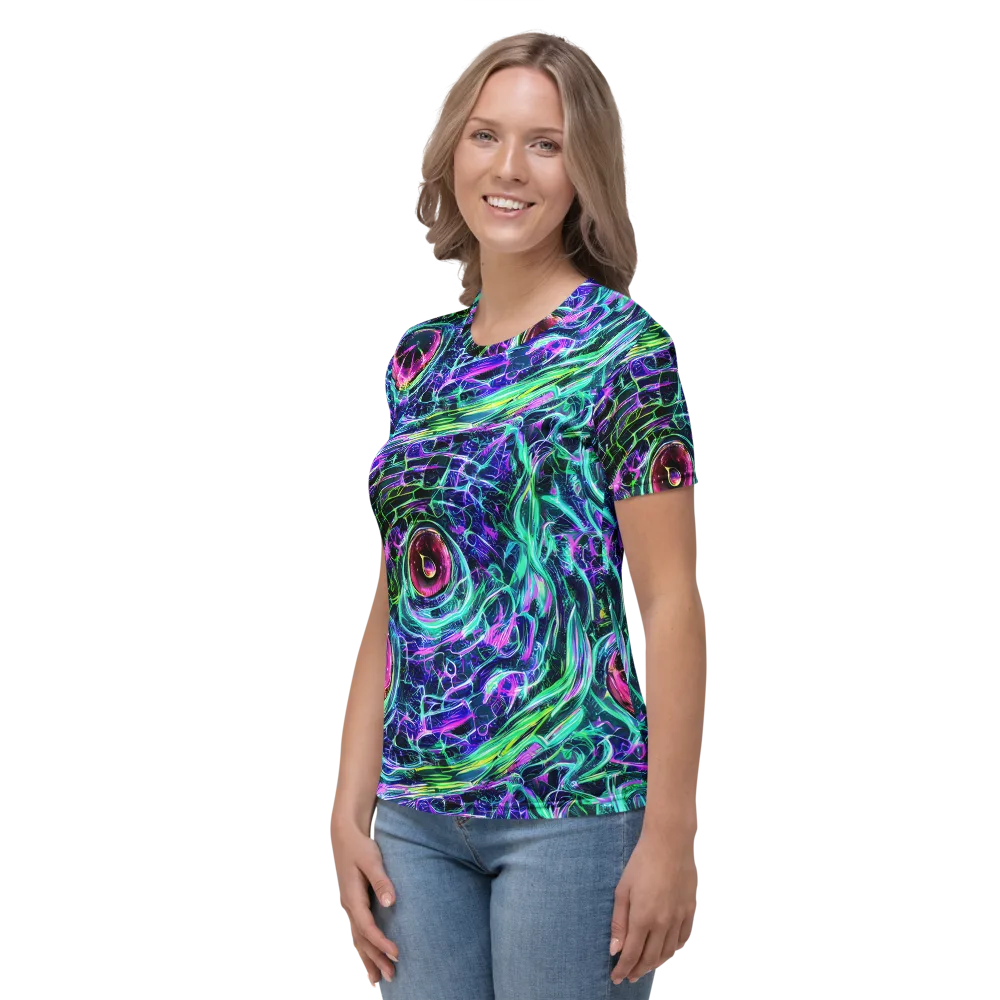 Chalmers Vortex on Women's Crew Neck T-Shirt — Left