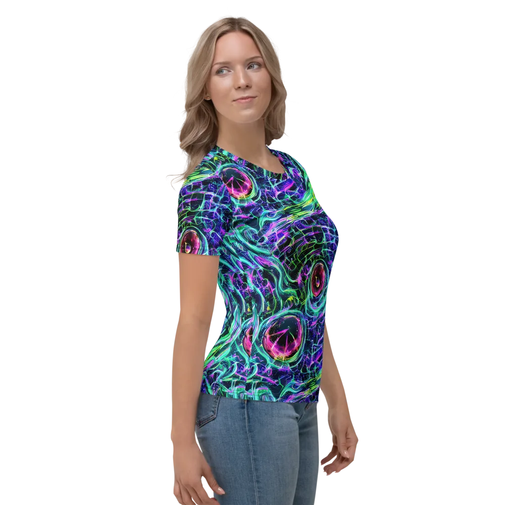 Chalmers Vortex on Women's Crew Neck T-Shirt — Right