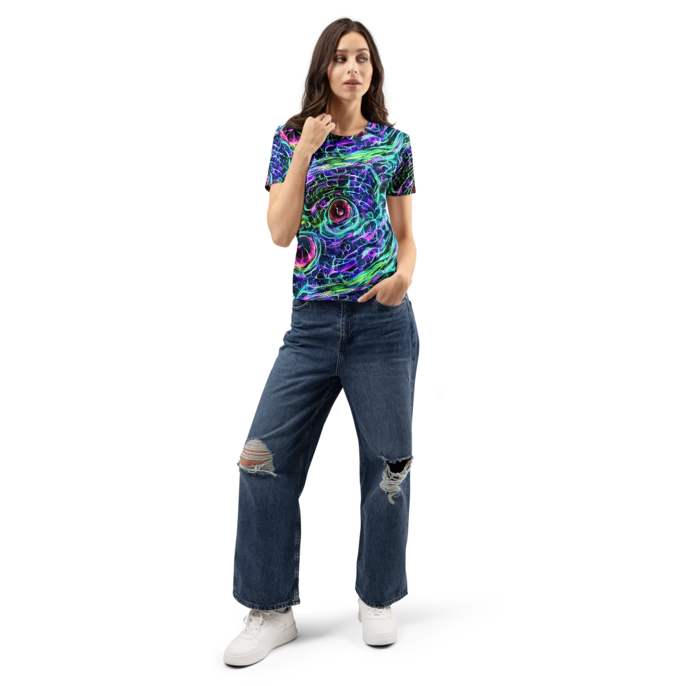 Chalmers Vortex on Women's Crew Neck T-Shirt — Front