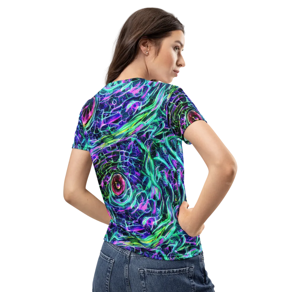 Chalmers Vortex on Women's Crew Neck T-Shirt — Back
