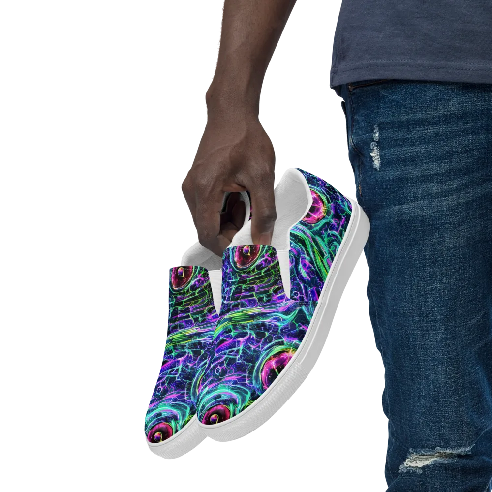 Chalmers Vortex on Men's Slip-On Canvas Shoes — Left Front