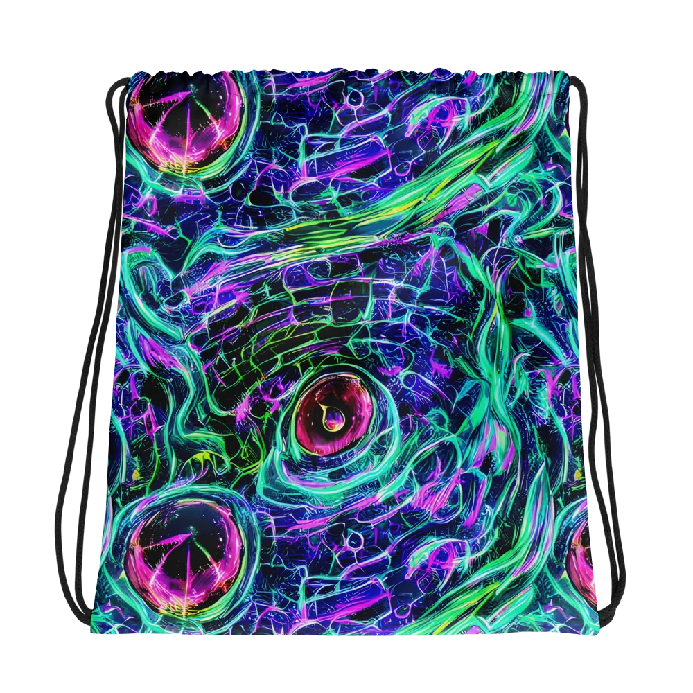 Chalmers Vortex on Drawstring Bag — Photo