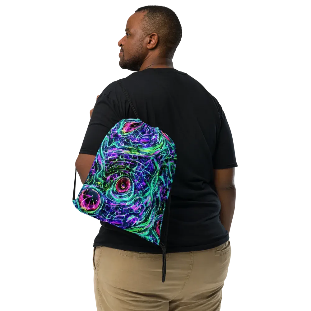 Chalmers Vortex on Drawstring Bag — Front