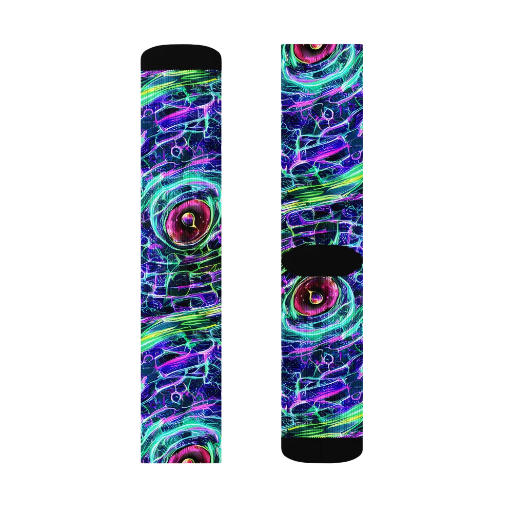 Chalmers Vortex on Socks — Left Sock