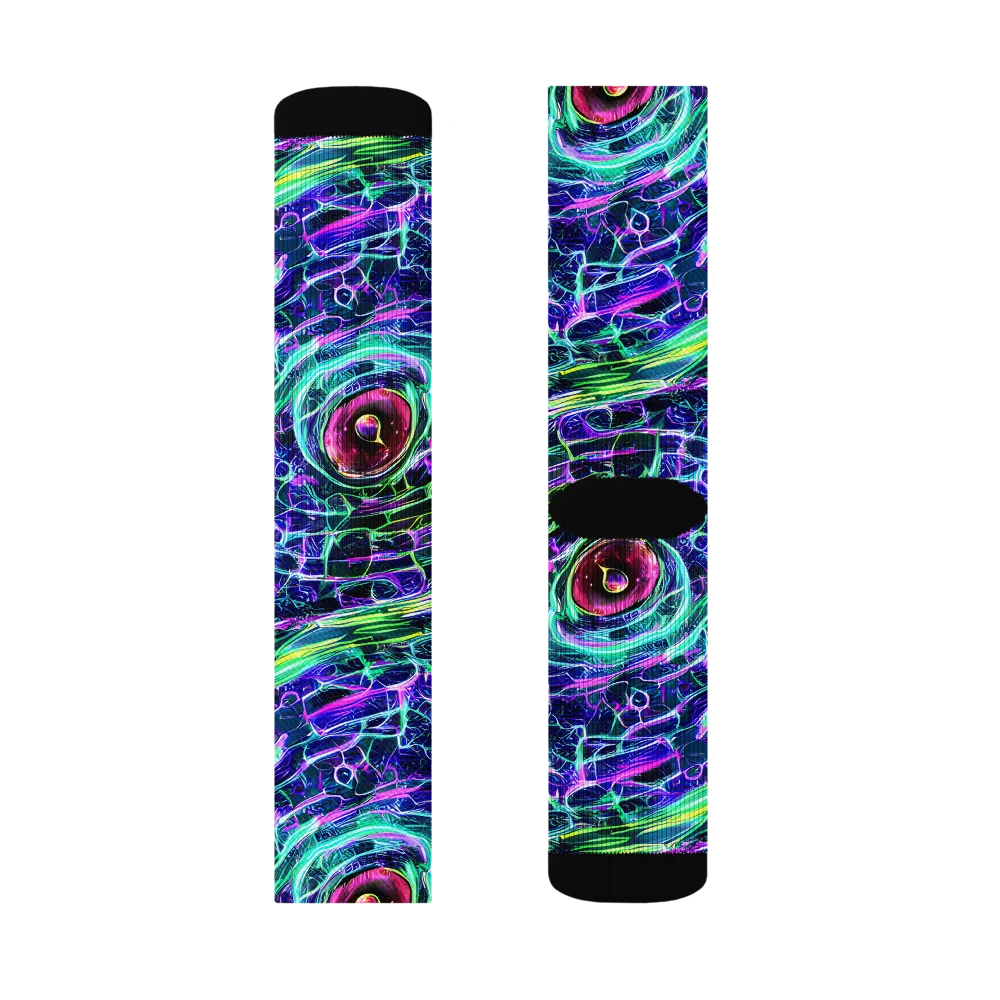 Chalmers Vortex on Socks — Right Sock