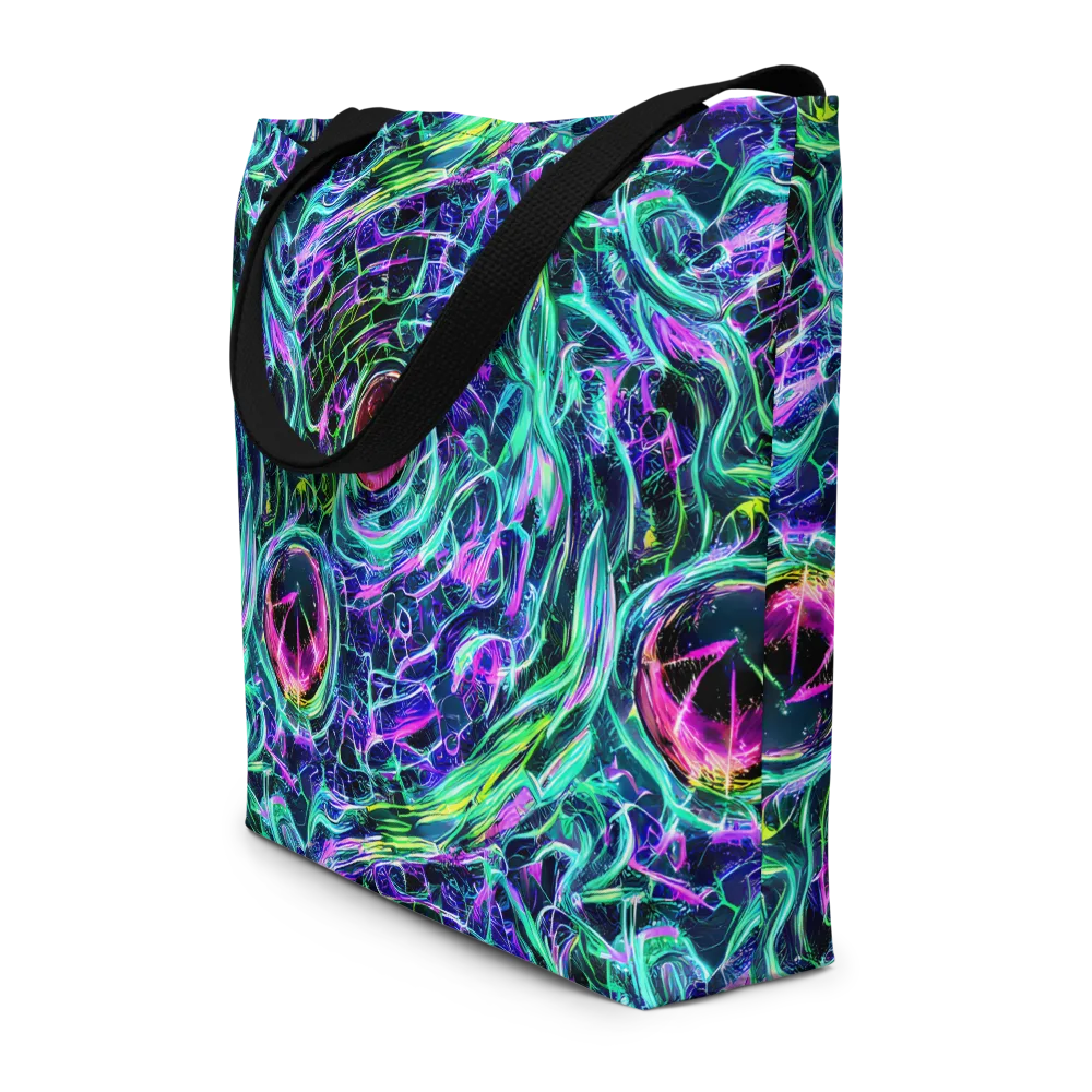 Chalmers Vortex on Large Tote Bag W/ Pocket — Front
