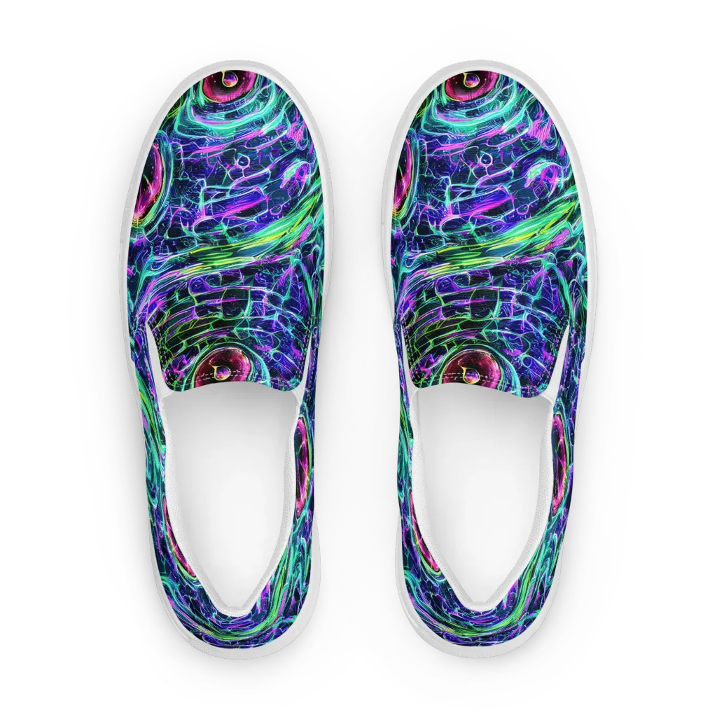 Chalmers Vortex on Women's Slip-On Canvas Shoes — Front