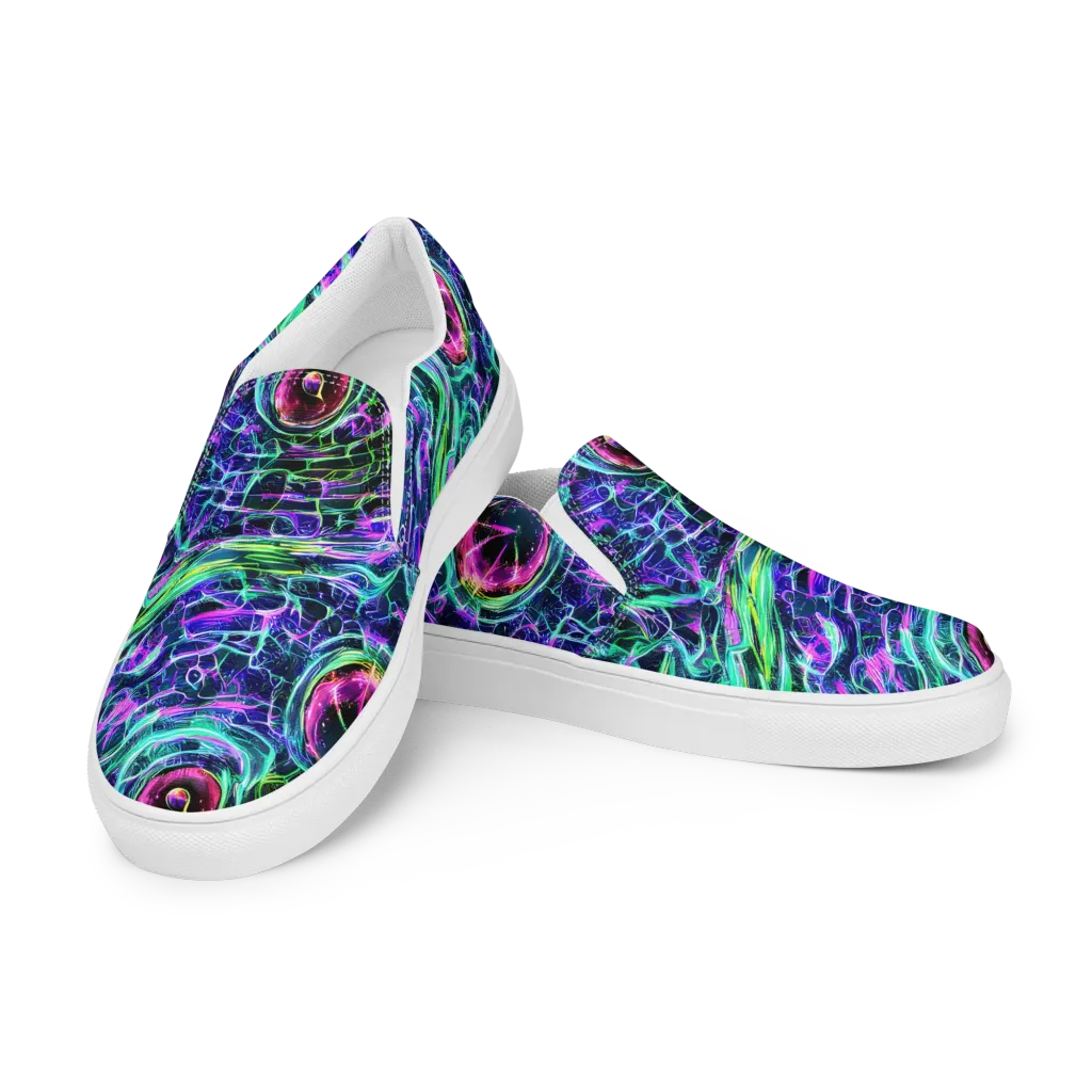 Chalmers Vortex on Women's Slip-On Canvas Shoes — Left Front