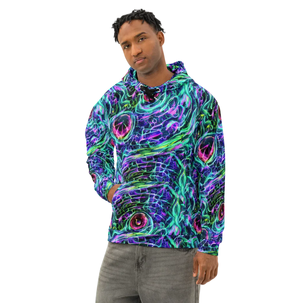 Chalmers Vortex on Cotton Hoodie — Left Front
