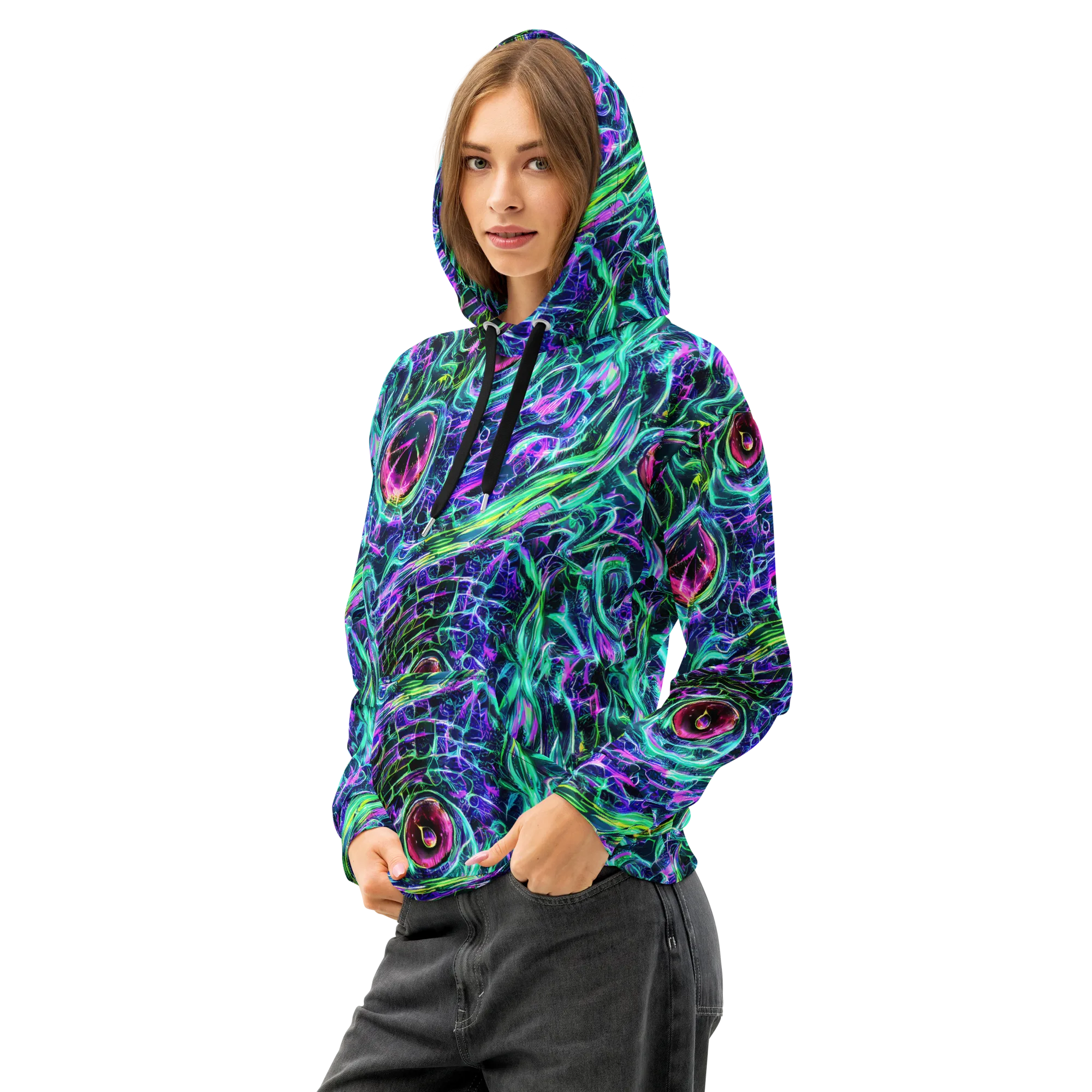 Chalmers Vortex on Cotton Hoodie — Left Front