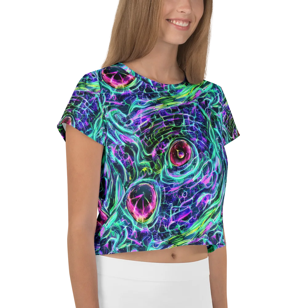 Chalmers Vortex on Crop Tee — Right