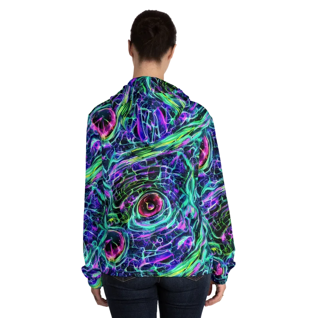 Chalmers Vortex on Women's Full-Zip Hoodie — Back On Person