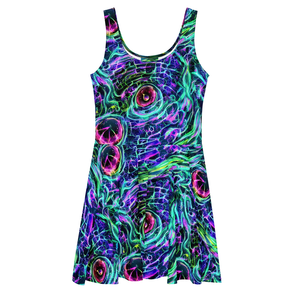 Chalmers Vortex on Skater Dress — Front