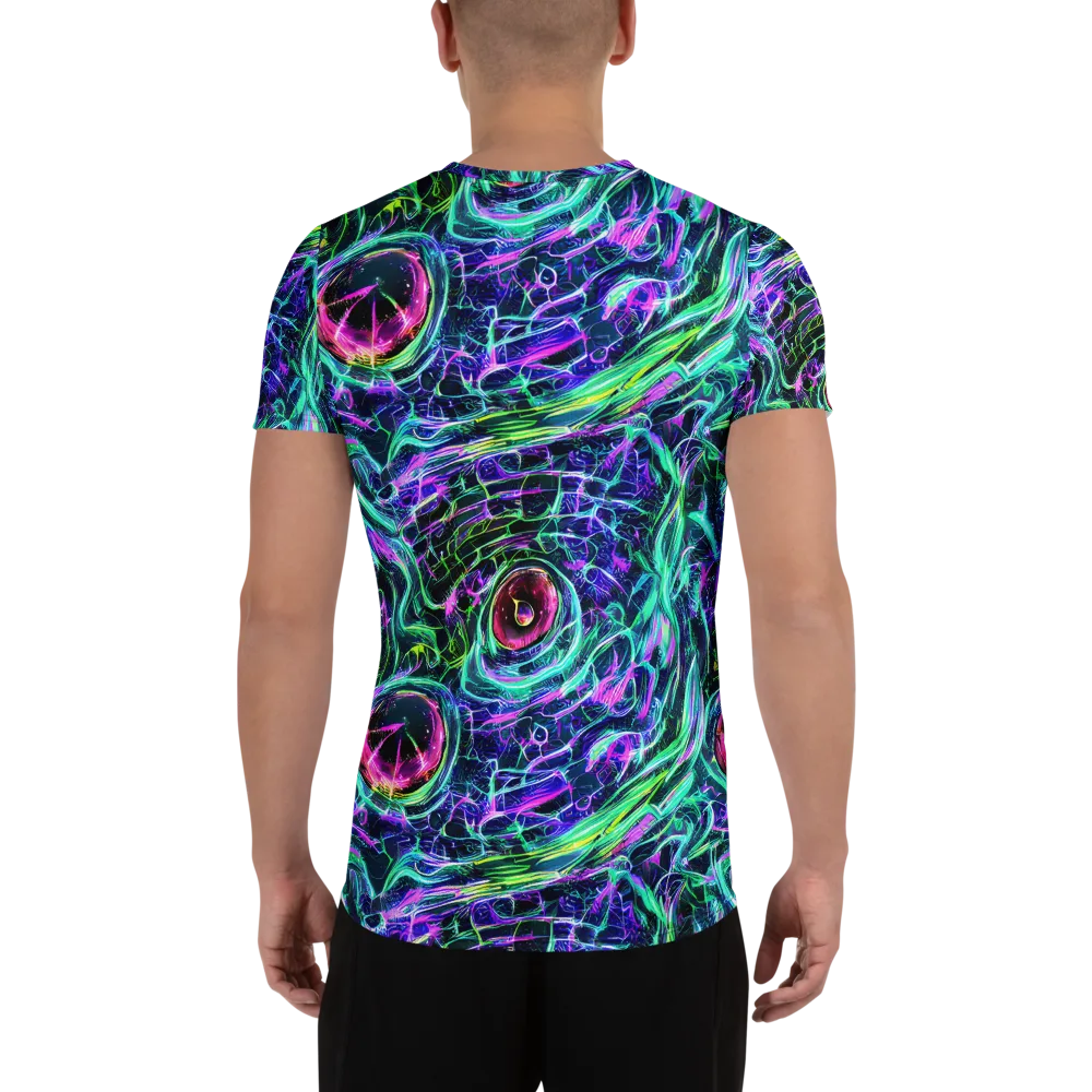 Chalmers Vortex on Men's Athletic T-Shirt — Back