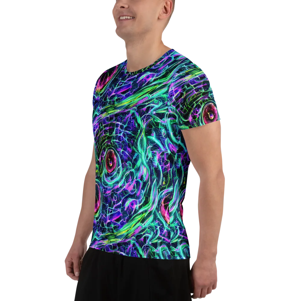 Chalmers Vortex on Men's Athletic T-Shirt — Left