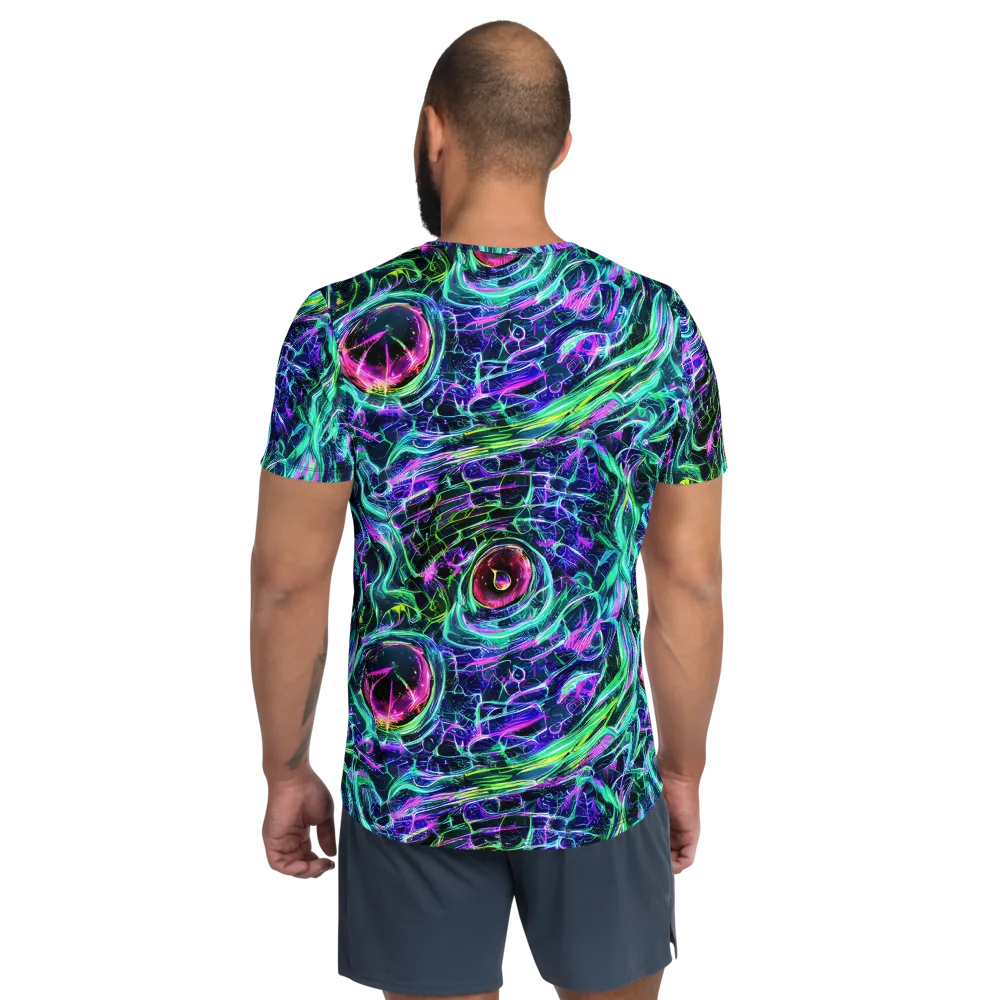 Chalmers Vortex on Men's Athletic T-Shirt — Back
