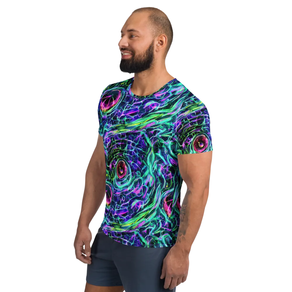 Chalmers Vortex on Men's Athletic T-Shirt — Left