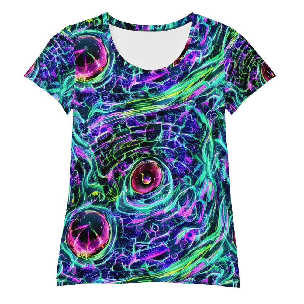 Chalmers Vortex on Women's Athletic T-Shirt — Front