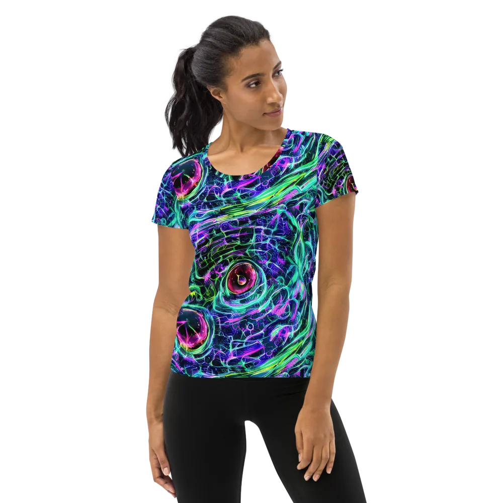 Chalmers Vortex on Women's Athletic T-Shirt — Front