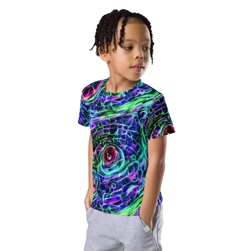 Chalmers Vortex on a Kids Crew Neck T-Shirt