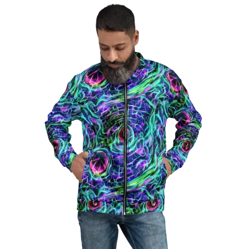 Chalmers Vortex on a Bomber Jacket