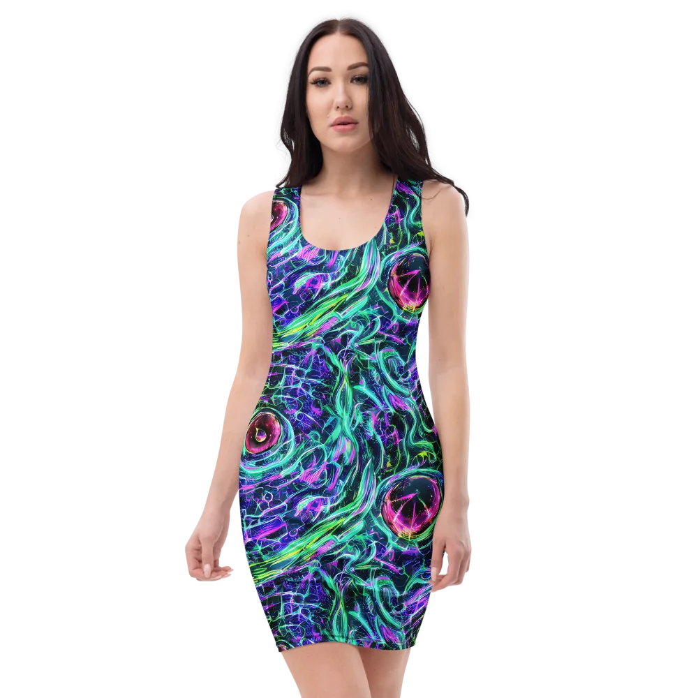Chalmers Vortex on Bodycon Dress — Front