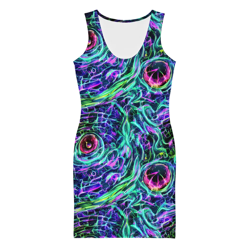 Chalmers Vortex on Bodycon Dress — Front