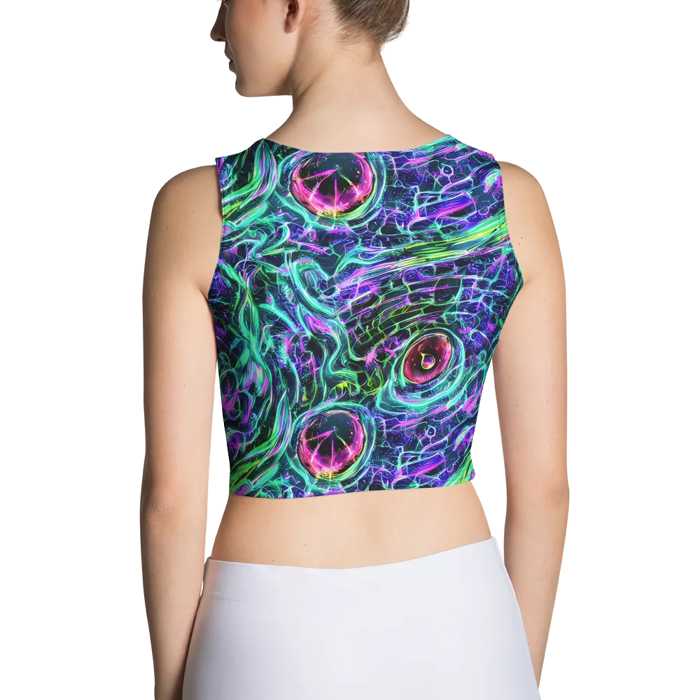 Chalmers Vortex on Crop Top — Back