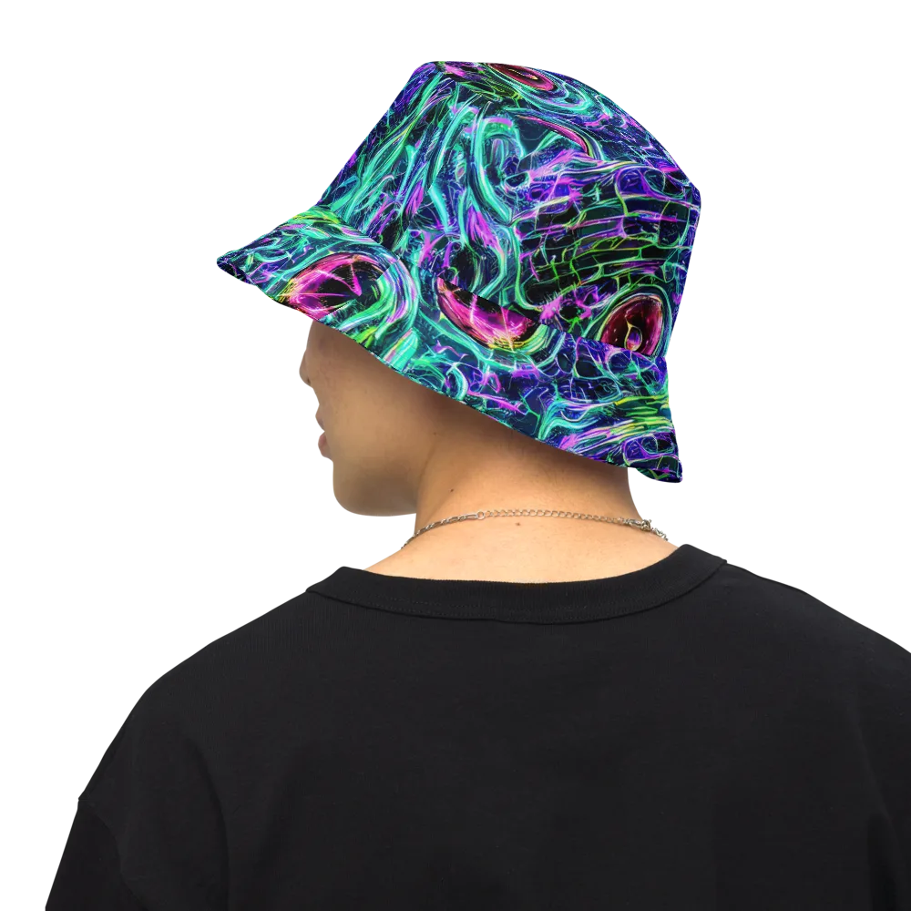Chalmers Vortex on Reversible Bucket Hat — Back Inside