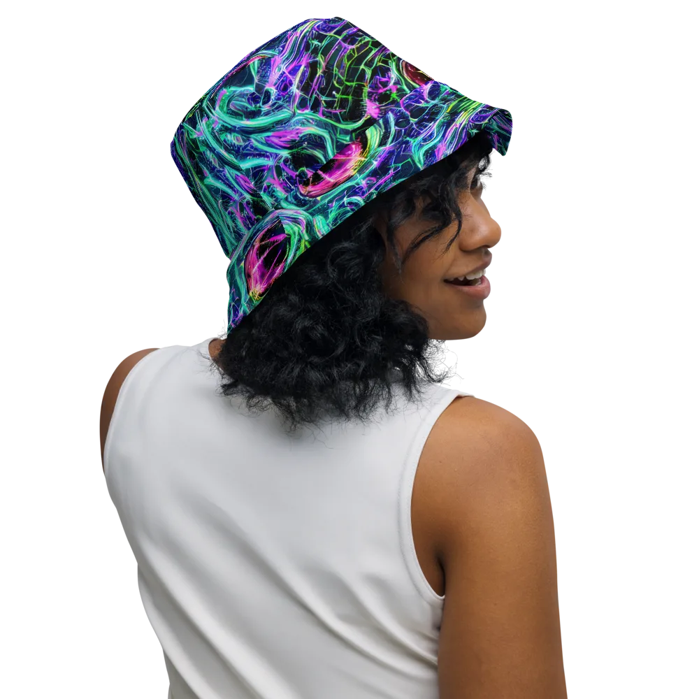 Chalmers Vortex on Reversible Bucket Hat — Right Outside