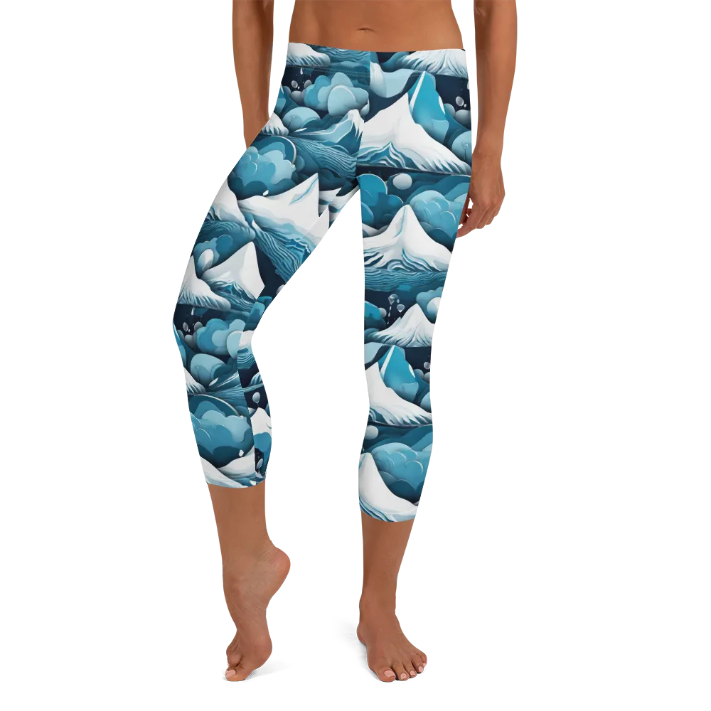 Azure Summit on Capri Leggings — Front