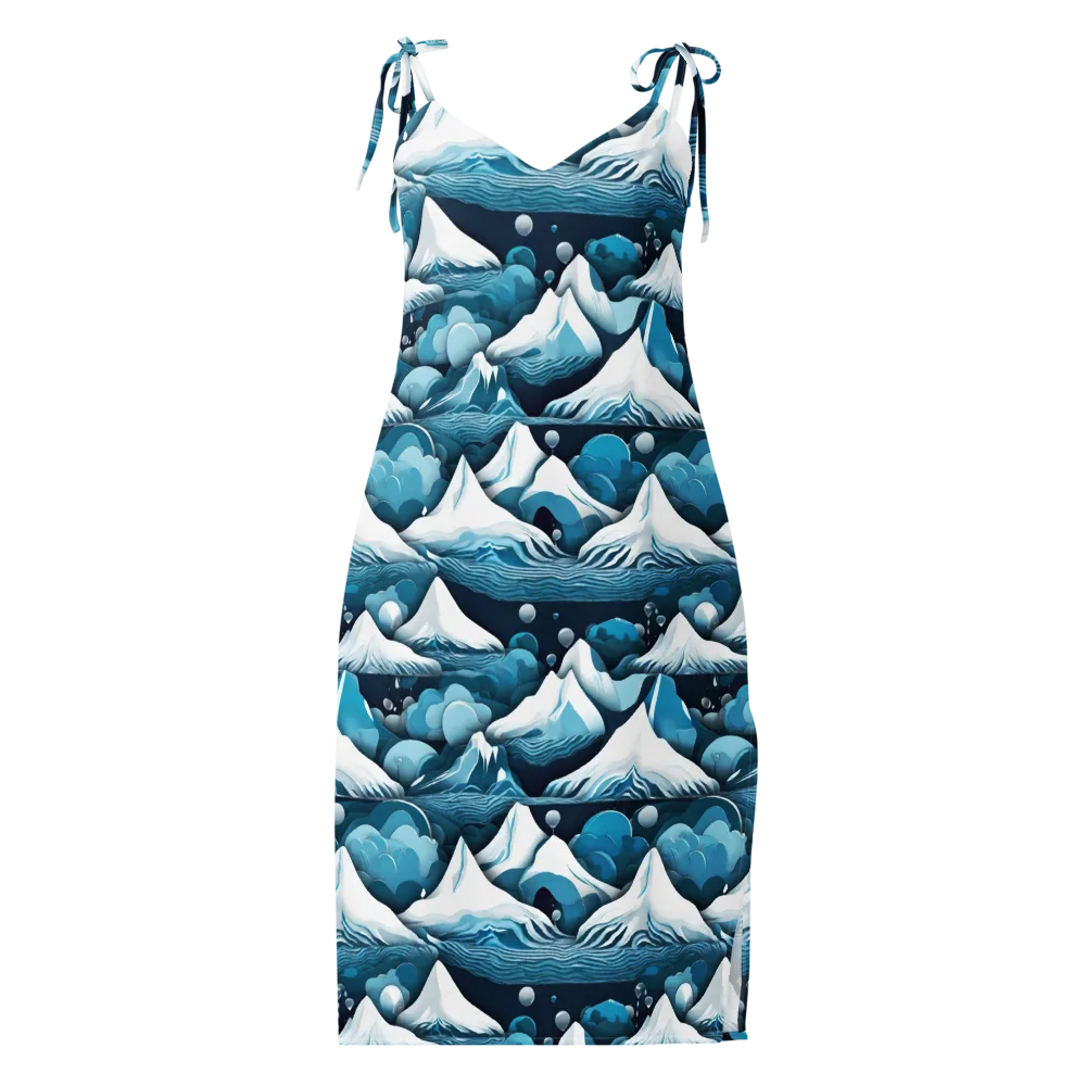 Azure Summit on Slip Dress — Front