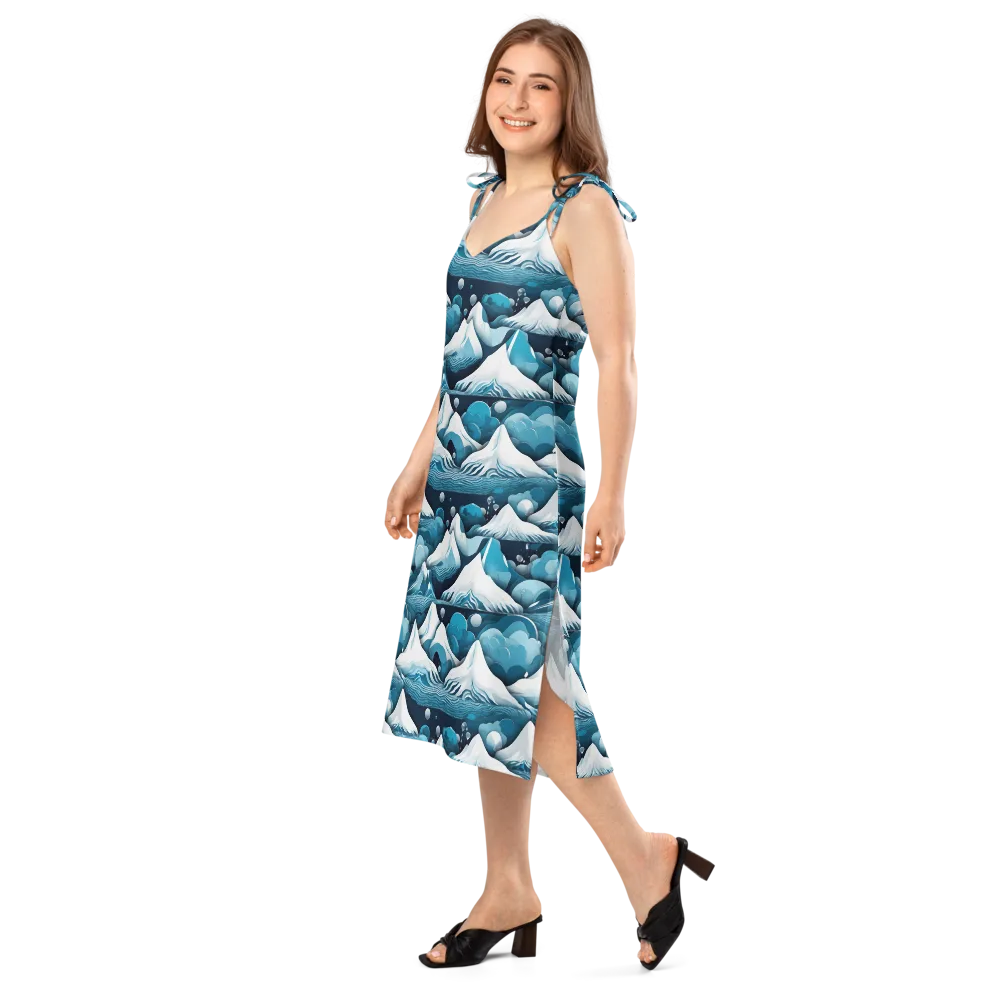 Azure Summit on Slip Dress — Left Front
