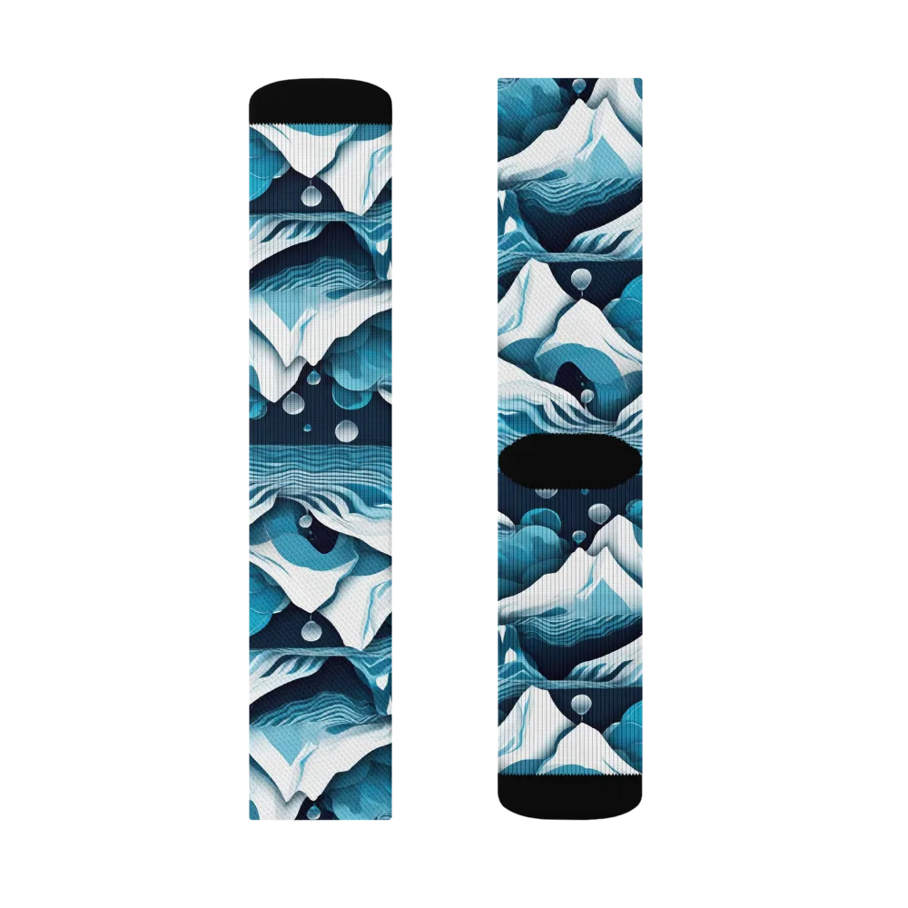 Azure Summit on Socks — Right Sock