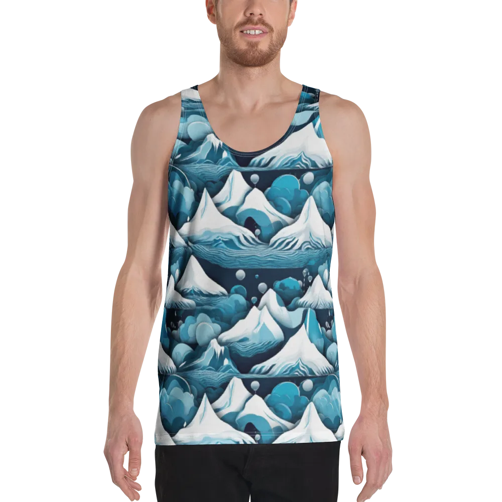Azure Summit on Men's Tank Top — Front