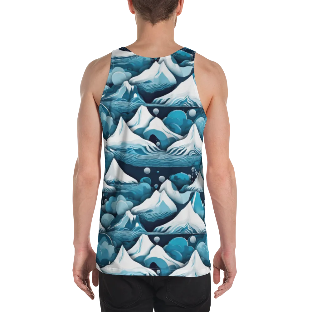 Azure Summit on Men's Tank Top — Back