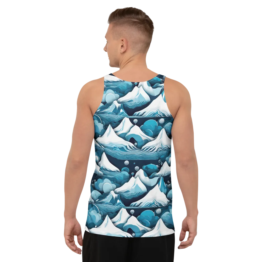 Azure Summit on Men's Tank Top — Back
