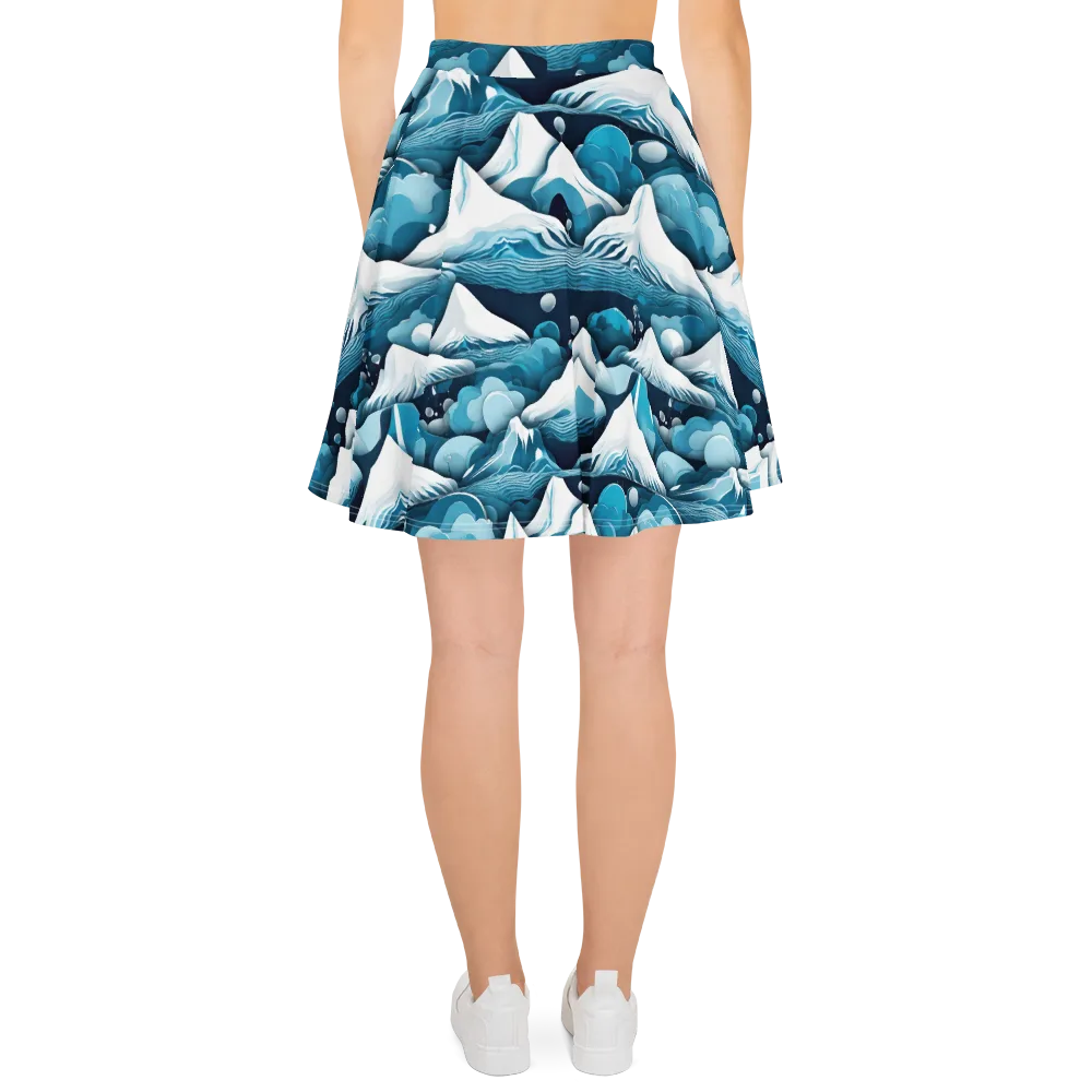 Azure Summit on Skater Skirt — Back