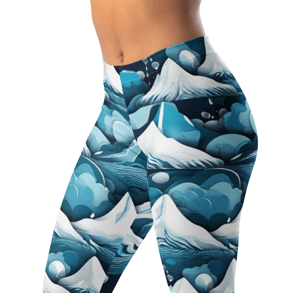 Azure Summit on Leggings — Left Front