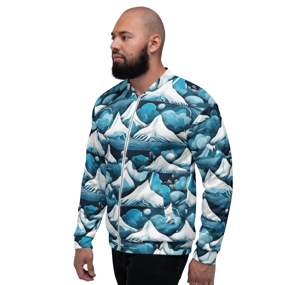 Azure Summit on Bomber Jacket — Left
