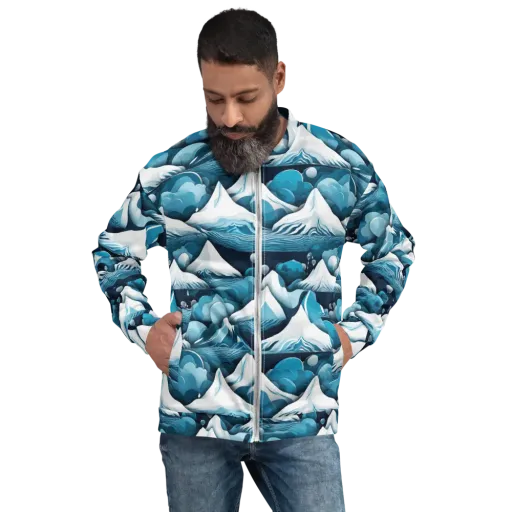 Azure Summit on a Bomber Jacket