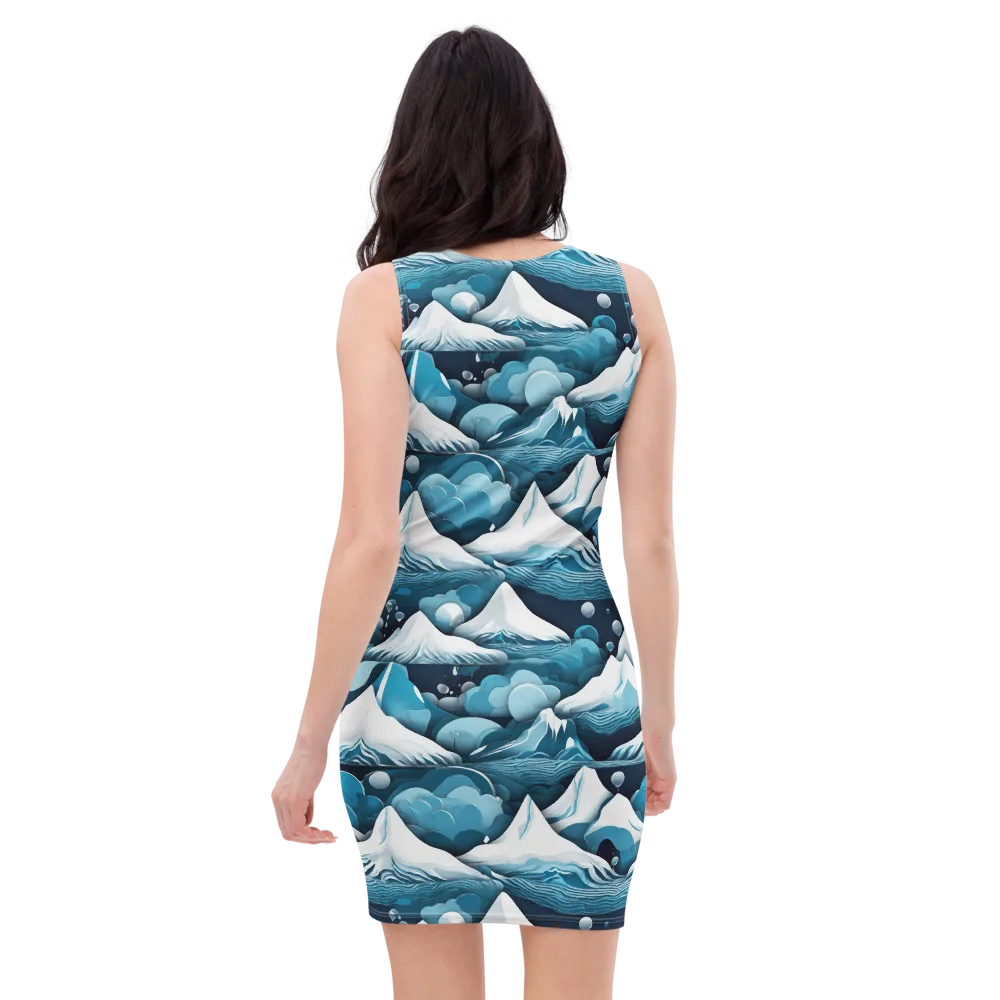 Azure Summit on Bodycon Dress — Back