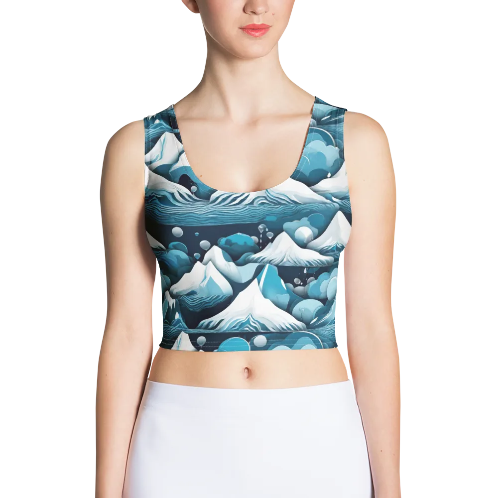 Azure Summit on Crop Top — Front